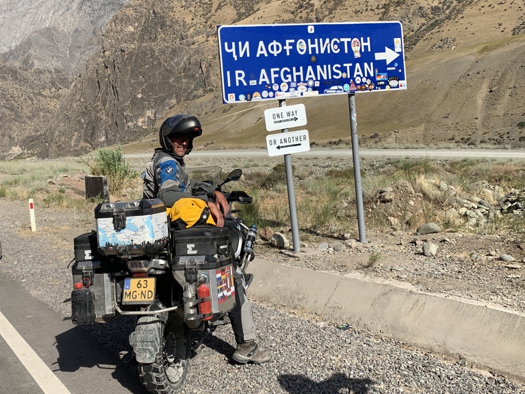 Oskar Verkamman Managing Director Inspired-Search at the border with Afghanistan